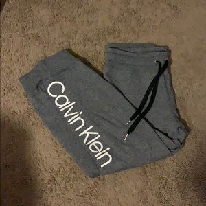 Calving Klein joggers